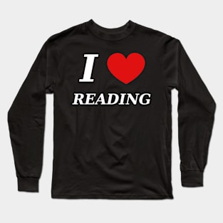 I Love Reading Long Sleeve T-Shirt